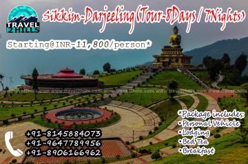 8 Days 7 Nights Siliguri to Sikkim Hill Stations Holiday Package