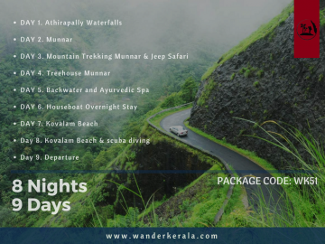9 Days 8 Nights Kochi to Kovalam Romance Holiday Package
