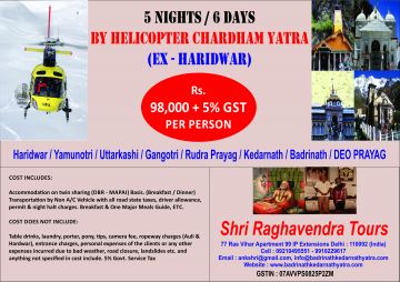 yamunotri gangotri kedarnath badrinath 5 nights & 6 days