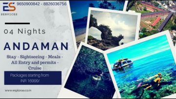 5 Days 4 Nights Port Blair to havelock Honeymoon Vacation Package