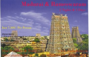 Experience 3 Days 2 Nights Madurai with Rameswaram Trip Package