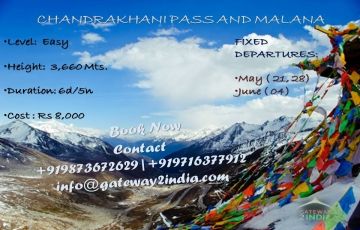 6 Days 5 Nights Chanderkhani, Malana and Manali Trip Package