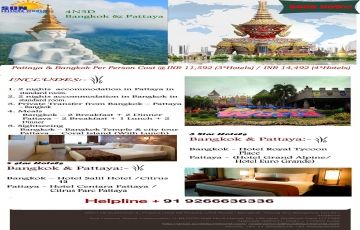Magical 5 Days 4 Nights Bangkok, Coral Island and Pattaya Tour Package