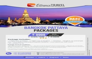 Memorable 5 Days 4 Nights Bangkok and Pattaya Tour Package