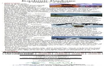 Ecstatic 6 Days 5 Nights Srinagar, Gulmarg, Pahalgam with Sonamarg Vacation Package