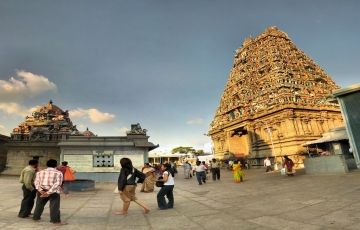 Ecstatic 7 Days 6 Nights Madurai, Rameswaram, Thanjavur, Trichy with Pondicherry Trip Package