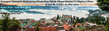 Experience 8 Days 7 Nights Darjeeling Friends Trip Package