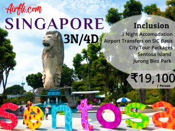 Amazing 4 Days Singapore to Singapore City Tour Weekend Getaways Holiday Package