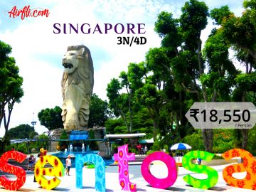 Amazing 4 Days Singapore City Tour, Sinagpore Merlio, Singapore China Town with Singapore Little India Family Vacation Package