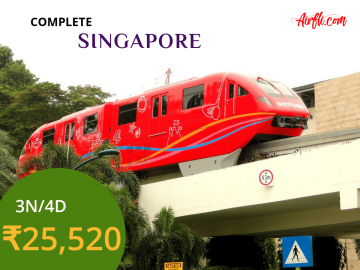 Pleasurable 3 Nights 4 Days Singapore Trip Package by AIRFLICOM