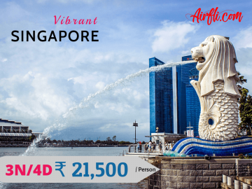 Beautiful 3 Nights 4 Days Singapore Tour Package