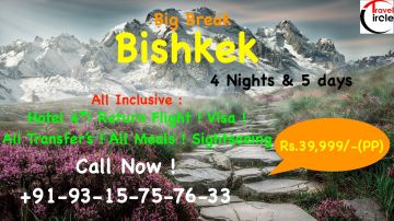 Family Getaway 5 Days Delhi to Bishkek Offbeat Trip Package