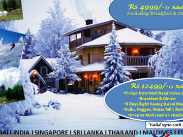 Experience 3 Days Manali Holiday Package