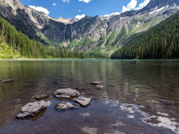 TREKKING AND CAMPING AT AVALANCHE LAKE