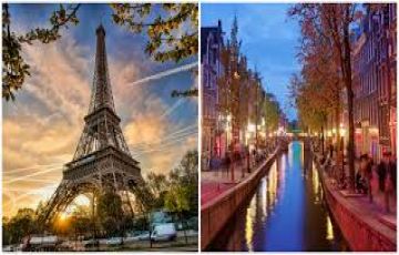 Ecstatic 6 Days 5 Nights Paris and Amsterdam Vacation Package