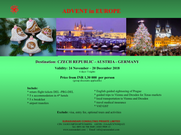Family Getaway 6 Days Prague to Vienna Shopping Holiday Package