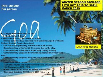 Pleasurable 4 Days Delhi to Goa Honeymoon Vacation Package