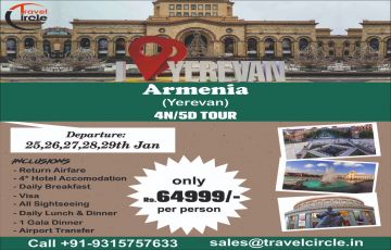 Magical Yerevan Tour Package from Delhi