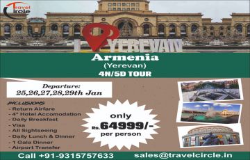 Magical Yerevan Tour Package from Delhi
