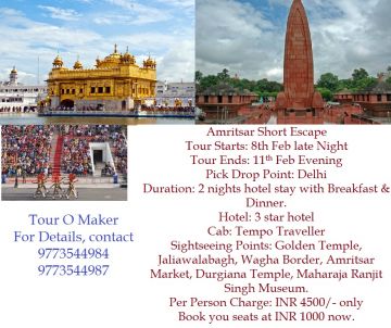 Experience 3 Days 2 Nights Wagha Border Culture and Heritage Tour Package