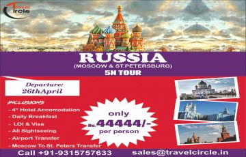 Magical 6 Days Delhi to Moscow Vacation Package