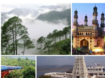 6N7D TOUR PACKAGE TO VIZAG, ARAKU, CHITRAKOOT and HYDERABA