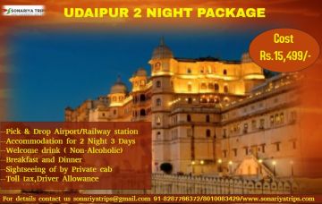 Magical Udaipur Weekend Getaways Tour Package for 3 Days 2 Nights