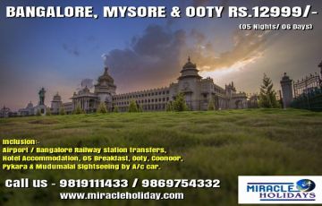 6 Days 5 Nights Bangalore Resort Vacation Package