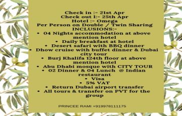 Heart-warming DUBAI Culture and Heritage Tour Package from Delhi