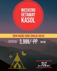 Amazing 2 Days 1 Night Kasol Wildlife Holiday Package