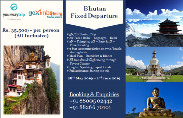 Memorable 6 Days Delhi to Paro Monastery Tour Package