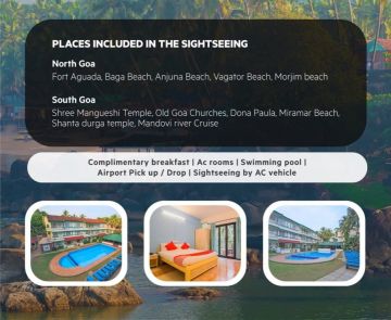 Best 4 Days 3 Nights Goa Luxury Holiday Package