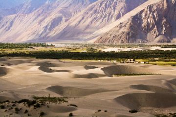 2 Days 1 Night Leh Town, Nubra Valley, Khardungla Pass with Tsemo Monastery Monastery Vacation Package