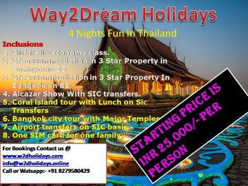 Best 6 Days Bangkok Beach Tour Package