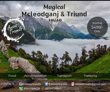 Experience McLeod Ganj Trek Tour Package for 3 Days 2 Nights