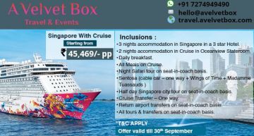 Experience 6 Days Check Out to Dreamz Cruise all Meals Inc Holiday Package