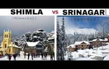 Chandigarh Shimla Manali and Srinagar Kashmir Visit Tour Package