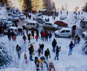 Family Getaway Shimla Tour Package for 2 Days 1 Night from Manali