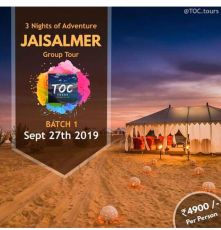 Pleasurable 3 Days Jaisalmer, to Rajasthan Vacation Package
