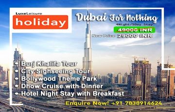 Beautiful 5 Days 4 Nights Dubai Holiday Package by LuxeLeisure Holiday Travels
