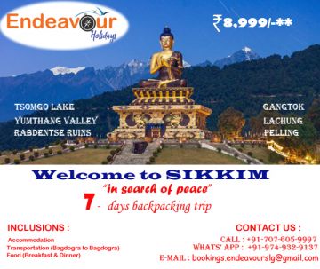 Amazing 8 Days Gangtok, Darjeeling, Lachung and Pelling Vacation Package