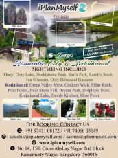 Best 5 Days 4 Nights Ooty Vacation Package
