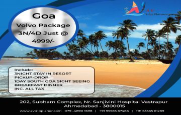 Memorable 4 Days Goa, North Goa and South Goa Holiday Package