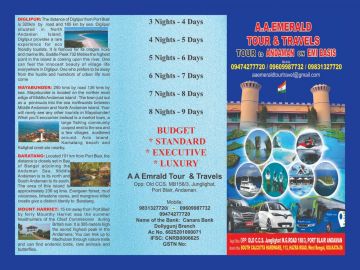 Amazing 3 Nights 4 Days Port Blair Trip Package by AaeMerald Tour Travel