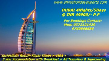 Ecstatic 4 Nights 5 Days Dubai Trip Package