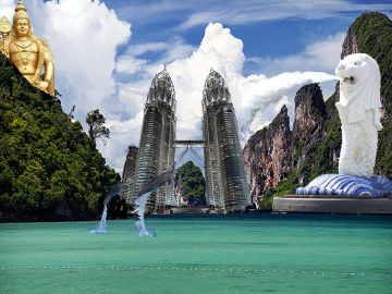 Experience Singapore Tour Package for 5 Days from Batu Caves