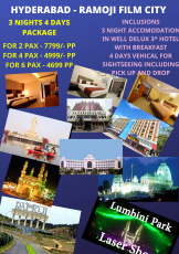 Heart-warming 4 Days Hdyerabad and Hyderabad Holiday Package