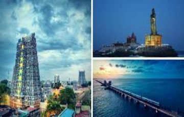 Family Getaway 4 Days 3 Nights Madurai, Rameshwaram, Kanyakumari with Trivandrum Tour Package