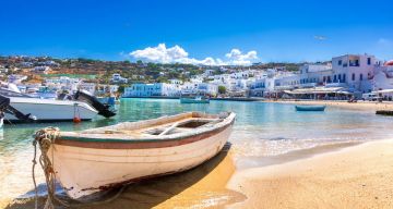 Memorable 7 Days Santorini Airport to Mykonos Trip Package