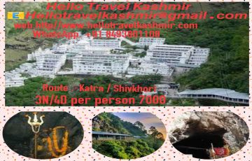 4 Days 3 Nights jammu and kashmir to katra Tour Package